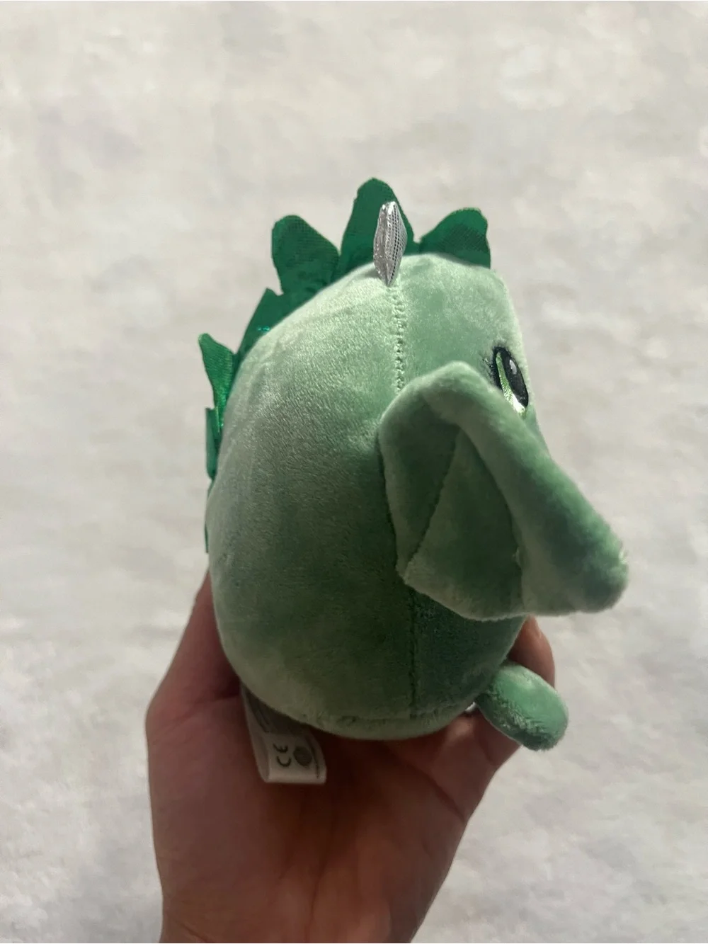 Green dragon cute small dragon plush keychain